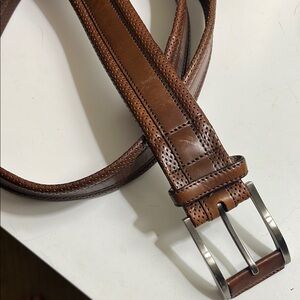 Men's Brown Leather Belt